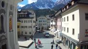Archived webcam image showing Innichen - Village Center on 22 Apr 2026 at 10:29