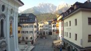 Archiviertes Webcam Bild: Ortszentrum Innichen am 14.08.2026 um 07:44 Uhr