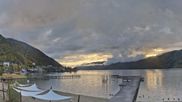 Archived webcam image showing Lake Ossiacher See (Carinthia) on 12 Oct 2026 at 08:59