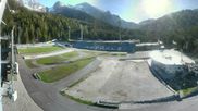 Archived webcam image showing Biathlon stadium Antholz on 30 Apr 2026 at 08:49