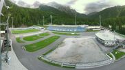 Archived webcam image showing Biathlon stadium Antholz on 15 Jun 2026 at 06:38