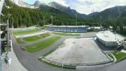 Archived webcam image showing Biathlon stadium Antholz on 15 Jun 2026 at 10:38