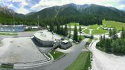 Archived webcam image showing Biathlon stadium Antholz on 15 Jun 2026 at 12:38