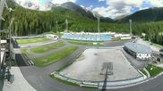 Archived webcam image showing Biathlon stadium Antholz on 15 Jun 2026 at 16:38