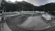 Archived webcam image showing Biathlon stadium Antholz on 12 Jul 2026 at 22:05