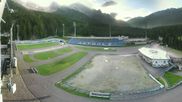 Archived webcam image showing Biathlon stadium Antholz on 16 Jul 2026 at 07:24