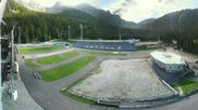 Archived webcam image showing Biathlon stadium Antholz on 16 Jul 2026 at 08:24
