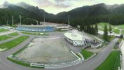 Archived webcam image showing Biathlon stadium Antholz on 13 Sep 2026 at 07:06