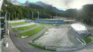 Archived webcam image showing Biathlon stadium Antholz on 13 Sep 2026 at 08:06