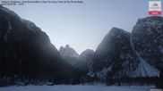 Archived webcam image showing Toblach, South Tyrol on Feb 26, 2026 at 7:49 AM