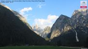 Archiviertes Webcam Bild: Toblach: Drei Zinnen Blick am 14.08.2026 um 18:45 Uhr