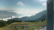 Archiviertes Webcam Bild: Skigebiet Dreiländereck: Blick auf Arnoldstein am 12.07.2026 um 08:39 Uhr