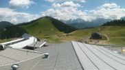 Archiviertes Webcam Bild: Skigebiet Dreiländereck: Blick auf Arnoldstein am 12.07.2026 um 14:39 Uhr