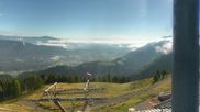 Archiviertes Webcam Bild: Skigebiet Dreiländereck: Blick auf Arnoldstein am 26.08.2026 um 08:06 Uhr