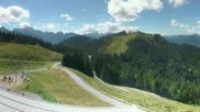 Archiviertes Webcam Bild: Skigebiet Dreiländereck: Blick auf Arnoldstein am 26.08.2026 um 14:06 Uhr