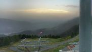 Archiviertes Webcam Bild: Skigebiet Dreiländereck: Blick auf Arnoldstein am 28.08.2026 um 06:48 Uhr