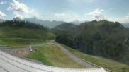 Archiviertes Webcam Bild: Skigebiet Dreiländereck: Blick auf Arnoldstein am 30.08.2026 um 16:39 Uhr