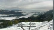 Archiviertes Webcam Bild: Skigebiet Dreiländereck: Blick auf Arnoldstein am 25.10.2026 um 08:12 Uhr
