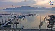 Archived webcam image showing Union Yacht Club at Attersee on 4 Mar 2026 at 07:47