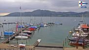 Archived webcam image showing Union Yacht Club at Attersee on 12 Jun 2026 at 07:06