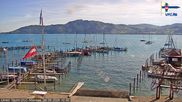 Archived webcam image showing Union Yacht Club at Attersee on 20 Sep 2026 at 10:21