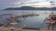 Archived webcam image showing Union Yacht Club at Attersee on 20 Sep 2026 at 18:21