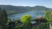 Archiviertes Webcam Bild: Ossiacher See: Blick vom Hotel Seerose am 28.05.2026 um 07:21 Uhr