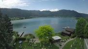 Archiviertes Webcam Bild: Ossiacher See: Blick vom Hotel Seerose am 28.05.2026 um 10:21 Uhr