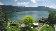 Archiviertes Webcam Bild: Ossiacher See: Blick vom Hotel Seerose am 28.05.2026 um 14:21 Uhr