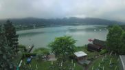 Archiviertes Webcam Bild: Ossiacher See: Blick vom Hotel Seerose am 12.07.2026 um 06:25 Uhr
