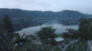 Archiviertes Webcam Bild: Ossiacher See: Blick vom Hotel Seerose am 28.08.2026 um 06:19 Uhr