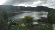 Archived webcam image showing Ossiacher See: Hotel Seerose on 12 Oct 2026 at 10:56