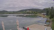 Archived webcam image showing Längsee lake on 12 Jun 2026 at 12:00