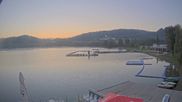 Archived webcam image showing Längsee lake on 1 Oct 2026 at 07:57