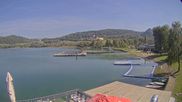 Archived webcam image showing Längsee lake on 1 Oct 2026 at 14:57