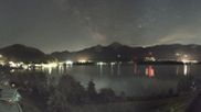 Archived webcam image showing Faaker See lake, direction south on 12 Jun 2026 at 00:55