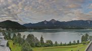 Archived webcam image showing Faaker See lake, direction south on 12 Jun 2026 at 06:55