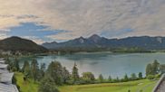 Archived webcam image showing Faaker See lake, direction south on 12 Jun 2026 at 08:55