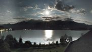 Archiviertes Webcam Bild: Panoramablick Faaker See am 28.07.2026 um 00:34 Uhr