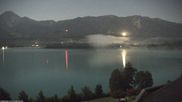 Archived webcam image showing Faaker See lake on 1 Oct 2026 at 02:56