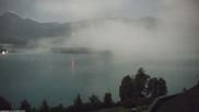 Archived webcam image showing Faaker See lake on 1 Oct 2026 at 04:56