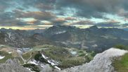 Archived webcam image showing Nassfeld: Panoramic view Gartnerkofel on 21 May 2026 at 07:58