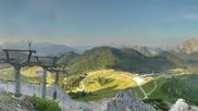 Archived webcam image showing Nassfeld: Panoramic view Gartnerkofel on 9 Aug 2026 at 08:21