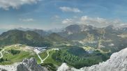 Archived webcam image showing Nassfeld: Panoramic view Gartnerkofel on 9 Aug 2026 at 12:21