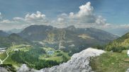 Archived webcam image showing Nassfeld: Panoramic view Gartnerkofel on 9 Aug 2026 at 14:21