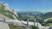 Archived webcam image showing Nassfeld: Panoramic view Gartnerkofel on 9 Aug 2026 at 18:21
