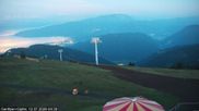 Archived webcam image showing Gerlitzen summit on 12 Jul 2026 at 04:07