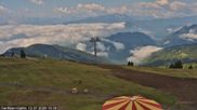 Archived webcam image showing Gerlitzen summit on 12 Jul 2026 at 10:07