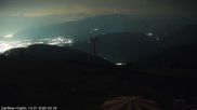 Archiviertes Webcam Bild: Gerlitzen Gipfel: Blick Alpengasthof am 14.07.2026 um 00:44 Uhr