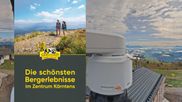 Archived webcam image showing Gerlitzen mountain summit on 14 Sep 2026 at 10:45